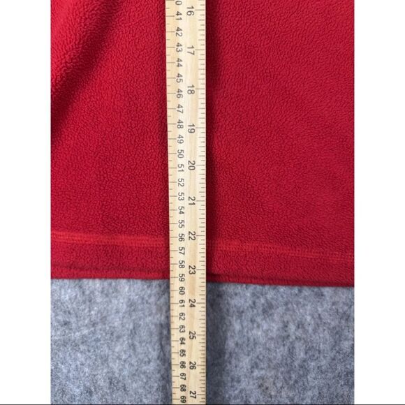 Disney Sweater Women's Medium Red Mickey Mouse Print Polyester Fleece Pullover - Picture 6 of 7